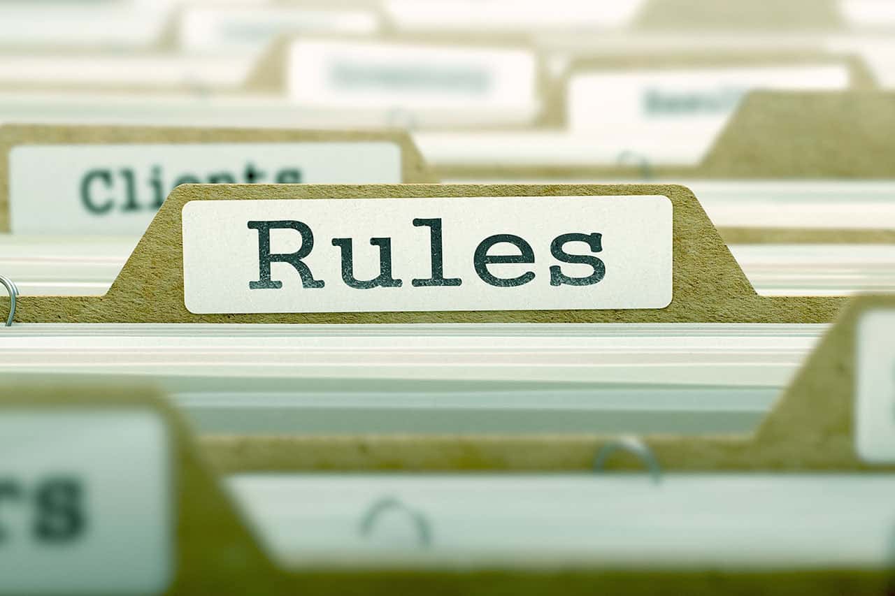 Filing Rules – the good stuff