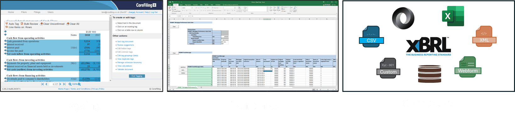 differentConversionMethods-white Tagging, templates and connectors for XBRL Conversion.